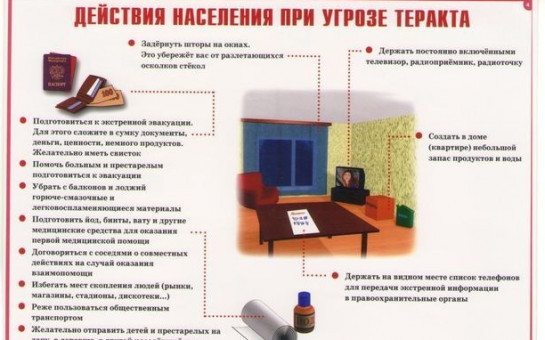 Памятка для населения